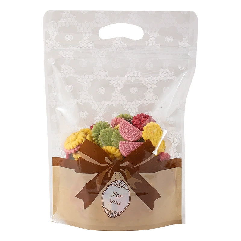 Cartoon Printed Self-Sealing Bags | Stand-Up Pouches with Zipper Closure (Resealable)
